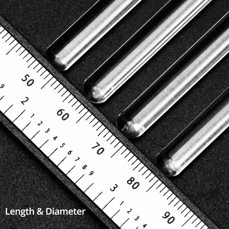 QWORK 12-Inch U Glass Stirring Rods - 24 Pack, Smooth Round Ends, Borosilicate Glass Stir Stick, 6mm Diameter - Image 5